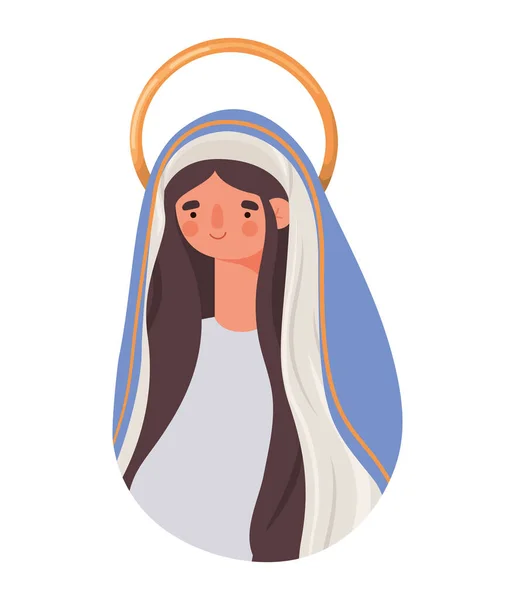 聖母マリアの性格 — ストックベクタ