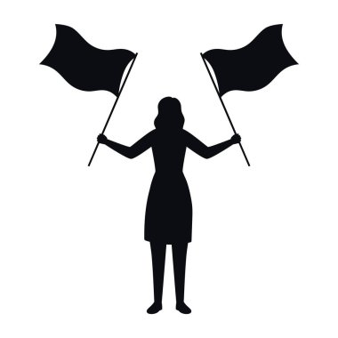 Kadın silueti çizimi