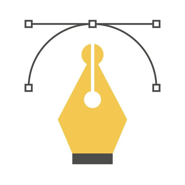 Schreibstift-Design — Stockvektor