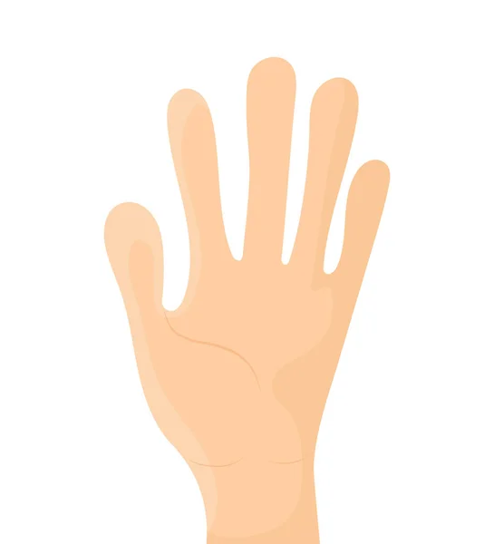 Значок левой руки — стоковый вектор