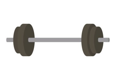 spor salonu halteri illüstrasyonu