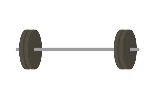 Gym barbell design — Stock Vector