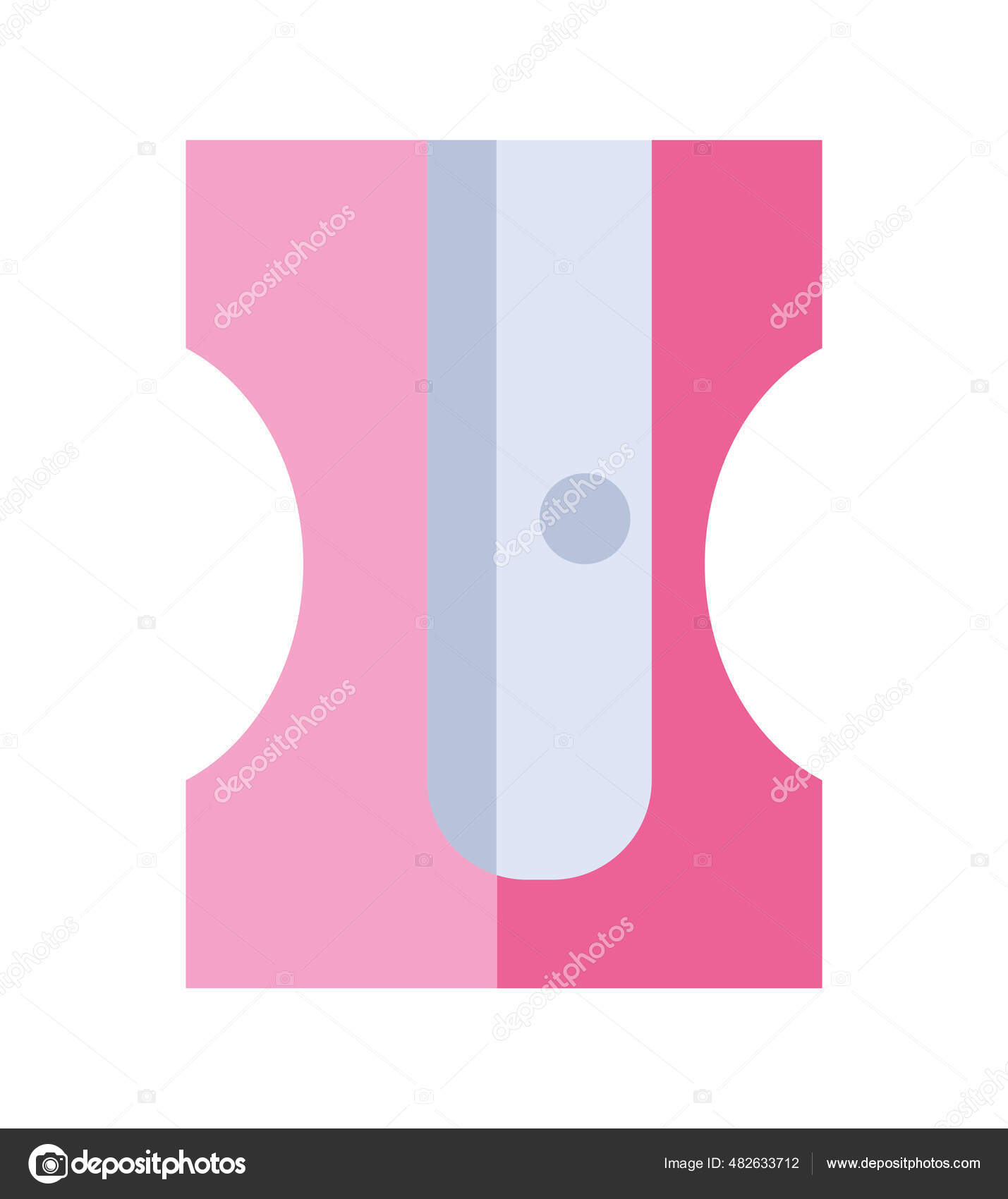 Pink sharpener design Stock Vector Image by ©grgroupstock 482633712