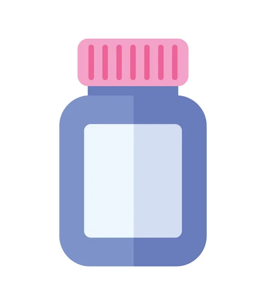 蓝色药瓶 — 图库矢量图片