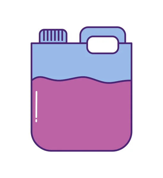 Purple bleach bottle — Stock Vector