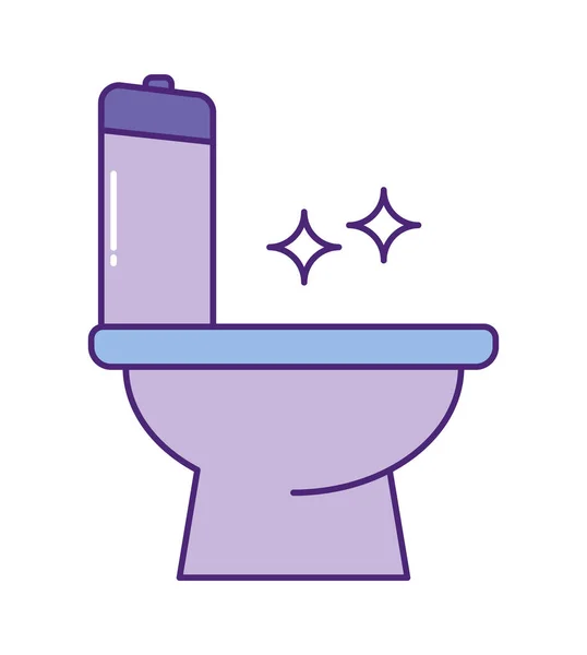 Lila Toilettendesign — Stockvektor