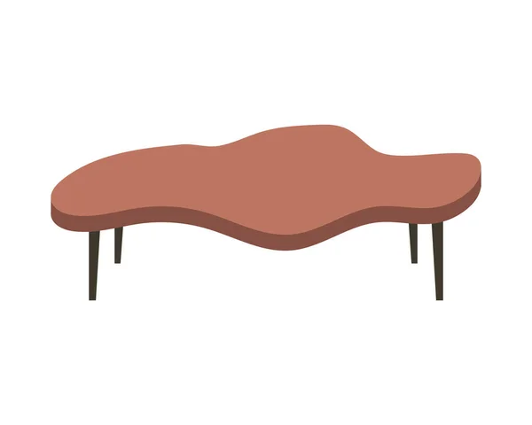 部屋のテーブルデザイン — ストックベクタ