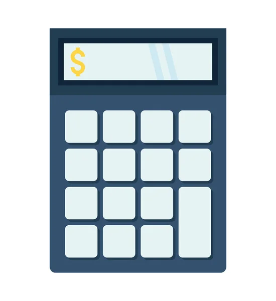 Gray calculator design — Stock Vector