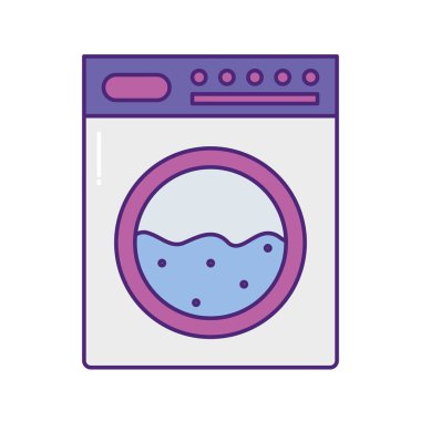 mor çamaşır makinesi