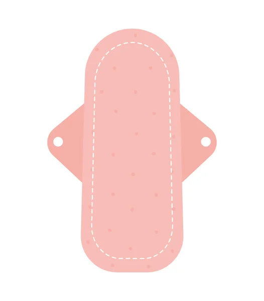 Roze menstruatiepad — Stockvector