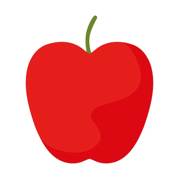 Ilustración de manzana saludable — Archivo Imágenes Vectoriales