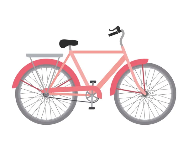 Projeto de bicicleta rosa — Vetor de Stock