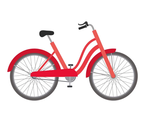 红色自行车设计 — 图库矢量图片