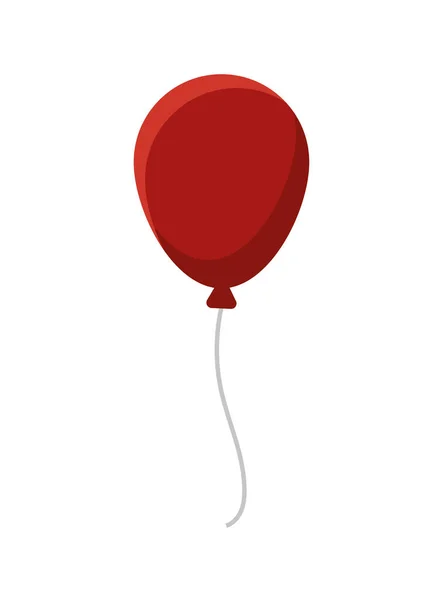Rood ballon ontwerp — Stockvector