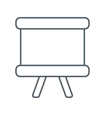 Projektör siluet simgesi