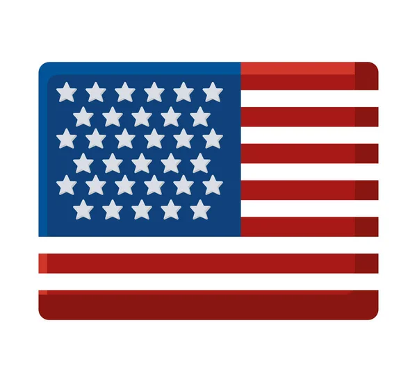 Американський прапор дизайн — стоковий вектор
