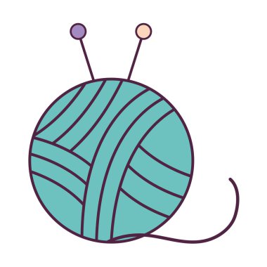 İplik topu illüstrasyonu