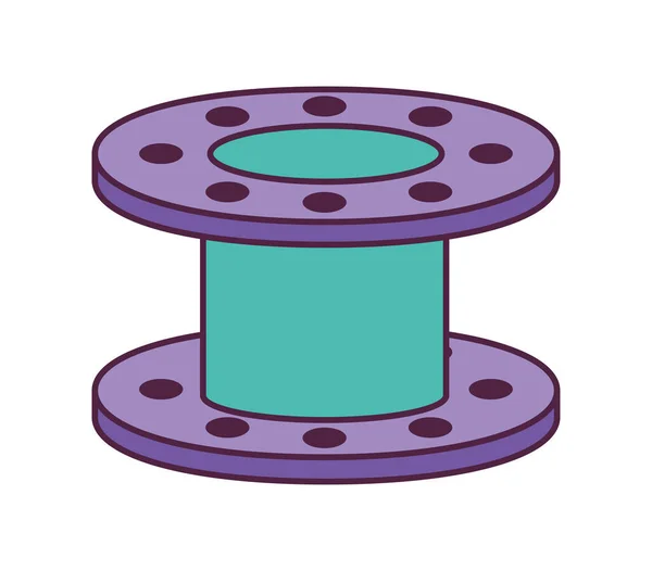 Purple spool design — ストックベクタ