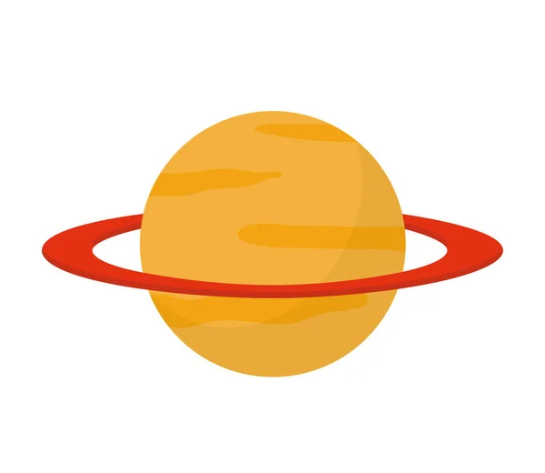Saturno design del pianeta — Vettoriale Stock
