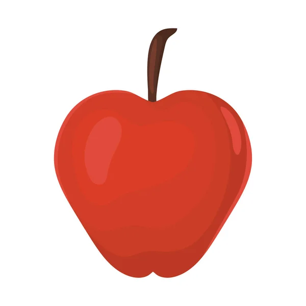 Diseño de manzana roja — Vector de stock