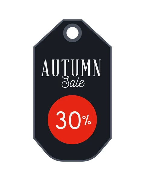 Representação de etiqueta de venda outono —  Vetores de Stock