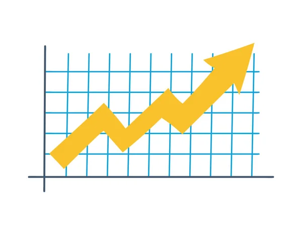 Business chart illustration — Stock Vector