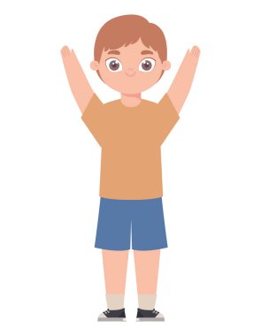 Gülümseyen genç çocuk