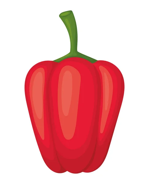 Κόκκινο υγιές πιπέρι — Διανυσματικό Αρχείο