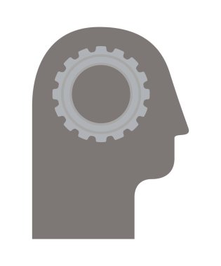 Çarklı siluet kafa