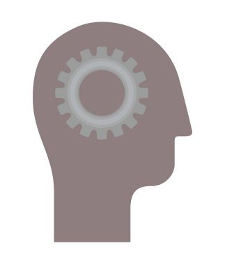 Siluet baş ve dişli