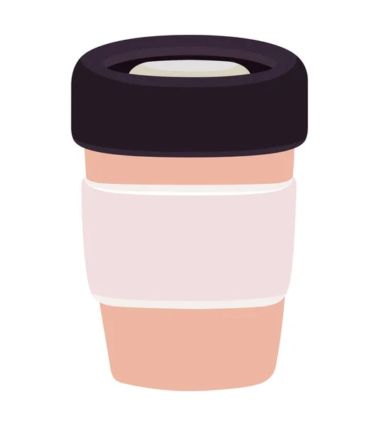 Довольно чашка кофе — стоковый вектор