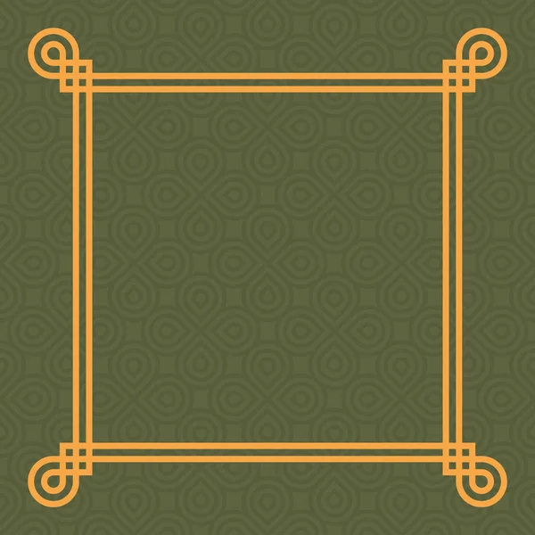 Frame over a pattern — Image vectorielle