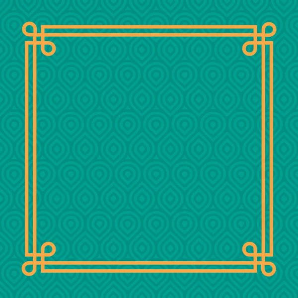 Geometrische groen patroon — Stockvector