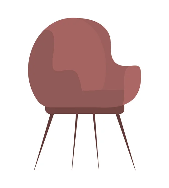 Design de cadeira marrom — Vetor de Stock