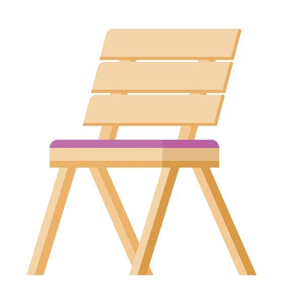 Garden chair design - Stok Vektor