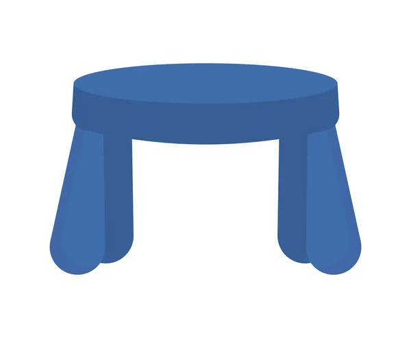 Desain kursi biru - Stok Vektor