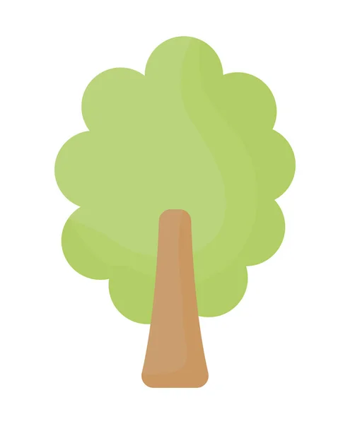 녹색 나무 의설 계 — 스톡 벡터