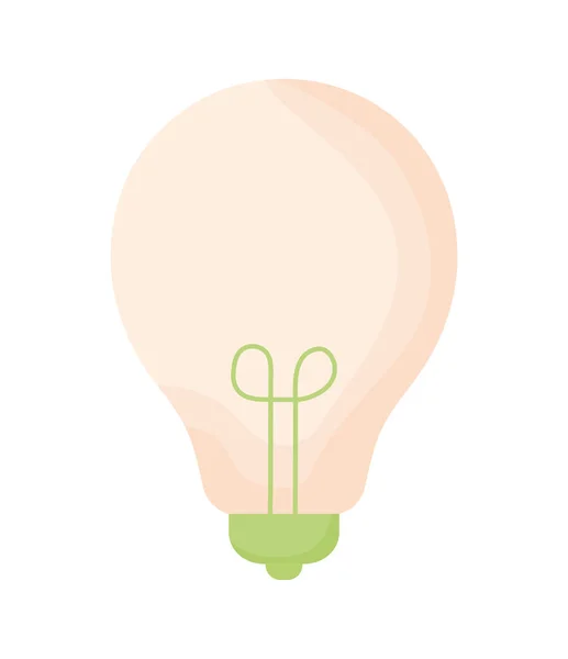 Ampoule verte — Image vectorielle