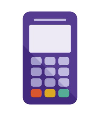 mor datafon illüstrasyonu