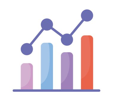 renkli çubuk grafik