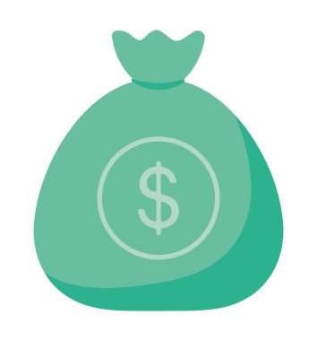 para çantası illüstrasyon