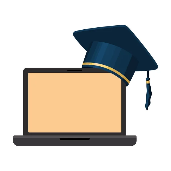 Representación portátil de graduación — Vector de stock