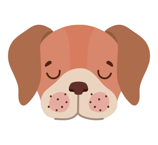Дизайн обличчя собаки — стоковий вектор