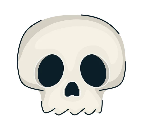 ハロウィーンの頭蓋骨のデザイン — ストックベクタ