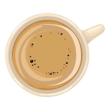Lezzetli kahve çizimi