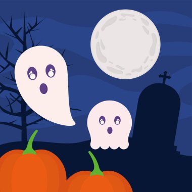 Cadılar Bayramı mezarlığı posteri