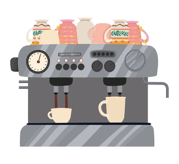 Machine of coffee — Stock Vector