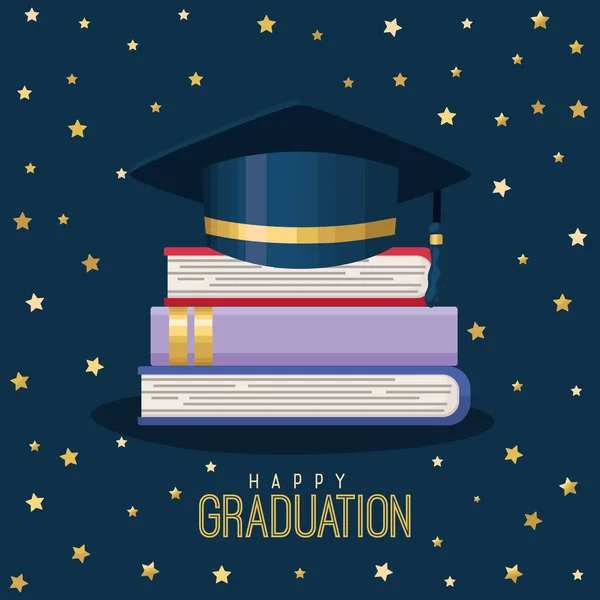 Carte de remise des diplômes — Image vectorielle