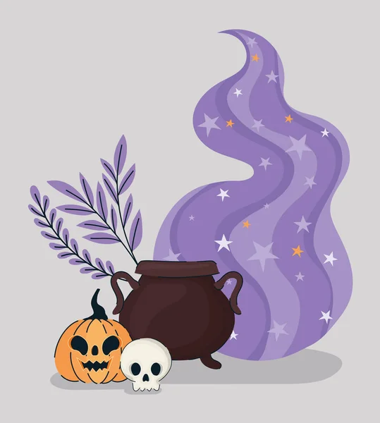 Pretty halloween illustration — Stock Vector