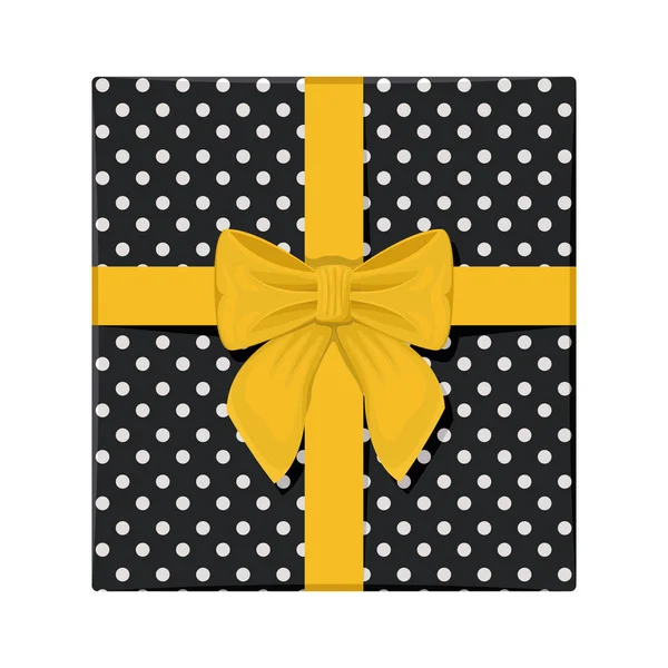 Joli paquet cadeau — Image vectorielle